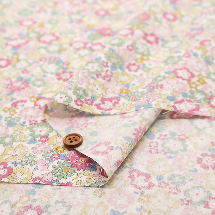 Cotton Broad Fabric - Flower - nomura tailor