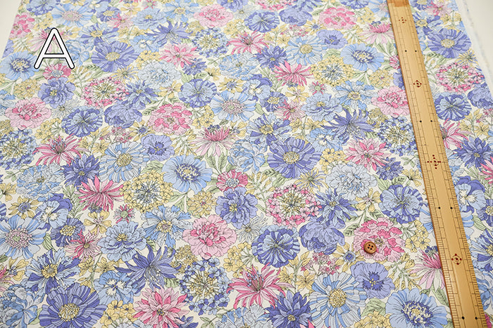 Cotton Broad Fabric - Flower - nomura tailor
