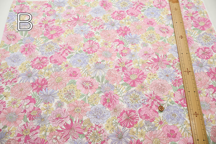 Cotton Broad Fabric - Flower - nomura tailor