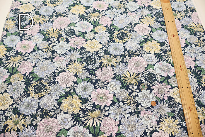 Cotton Broad Fabric - Flower - nomura tailor