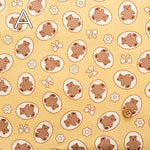 Cotton Oxford Fabric - Bear Biscuit - nomura tailor