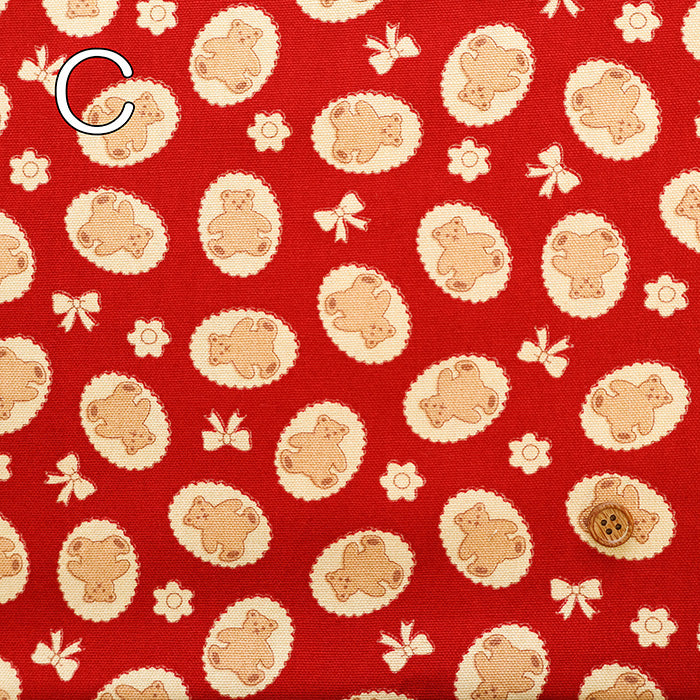 Cotton Oxford Fabric - Bear Biscuit - nomura tailor
