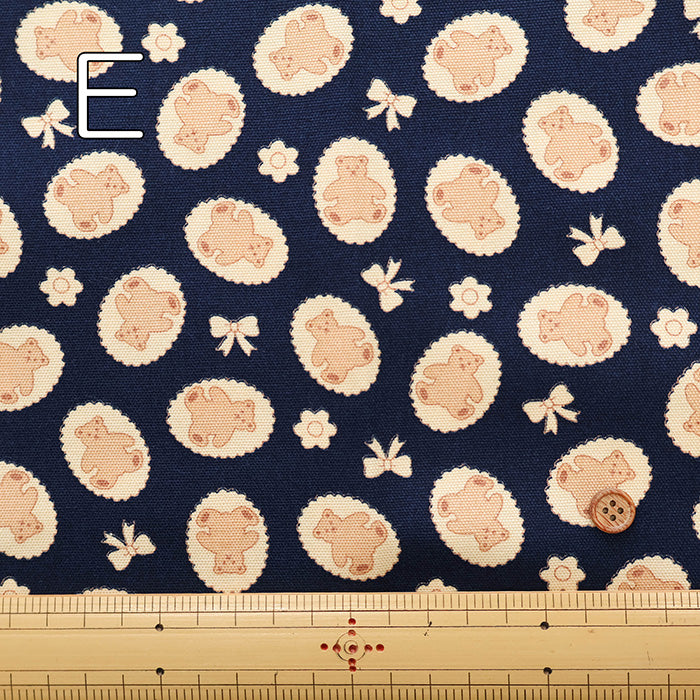 Cotton Oxford Fabric - Bear Biscuit - nomura tailor