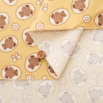 Cotton Oxford Fabric - Bear Biscuit - nomura tailor