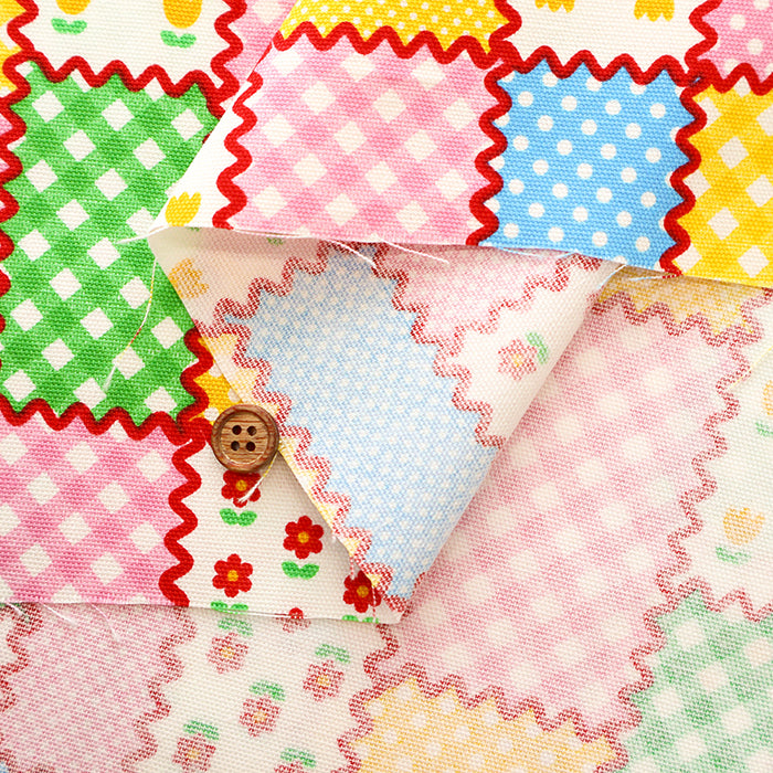 Cotton Oxford Fabric - Flower Patch Style - nomura tailor