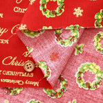 Cotton Sheeting printed Fabric - Christmas Snowman - nomura tailor