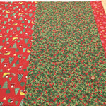 Cotton Sheeting printed Fabric - Christmas - Christmas Trees and Santa - nomura tailor