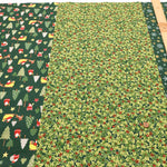 Cotton Sheeting printed Fabric - Christmas - Christmas Trees and Santa - nomura tailor