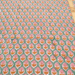 インド製 Cotton Cambric Printed Fabric エスニック ミニフラワーパターン - nomura tailor