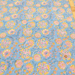 インド製 Cotton Cambric Printed Fabric エスニック フラワーブーケ - nomura tailor