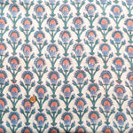 インド製 Cotton Cambric Printed Fabric エスニック - Mini Flowers - nomura tailor