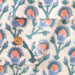 インド製 Cotton Cambric Printed Fabric エスニック - Mini Flowers - nomura tailor