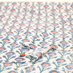 インド製 Cotton Cambric Printed Fabric エスニック - Mini Flowers - nomura tailor