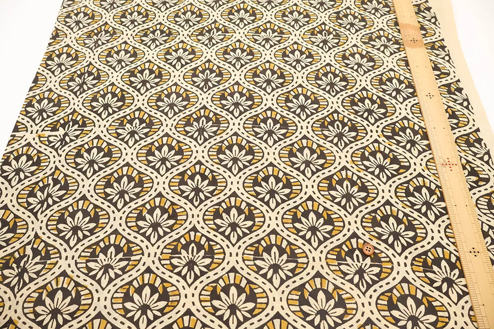 インド製 Cotton Cambric Printed Fabric エスニック ジオメトリック - nomura tailor