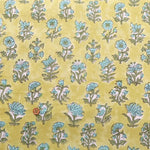 インド製 Cotton Cambric Printed Fabric エスニック フラワーパターン - nomura tailor