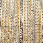 インド製 Cotton Cambric Printed Fabric エスニック ストライプ - nomura tailor