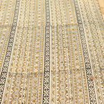 インド製 Cotton Cambric Printed Fabric エスニック ストライプ - nomura tailor