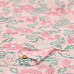 インド製 Cotton Cambric Printed Fabric エスニック - Flowers - nomura tailor