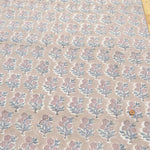 インド製 Cotton Cambric Printed Fabric エスニック ポンポンフラワー - nomura tailor