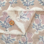 インド製 Cotton Cambric Printed Fabric エスニック ポンポンフラワー - nomura tailor