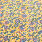 インド製 Cotton Cambric Printed Fabric エスニック アイビーフラワー - nomura tailor