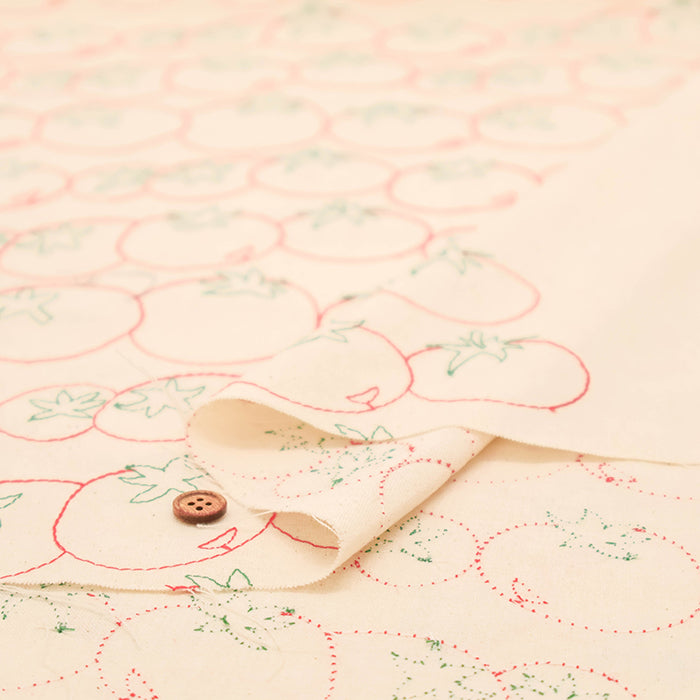 Made in China Cotton Sheeting Embroidered Fabric - Tomato - nomura tailor