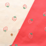 Made in China Cotton Sheeting Embroidered Fabric - Strawberry - nomura tailor