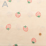 Made in China Cotton Sheeting Embroidered Fabric - Strawberry - nomura tailor