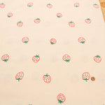 Made in China Cotton Sheeting Embroidered Fabric - Strawberry - nomura tailor