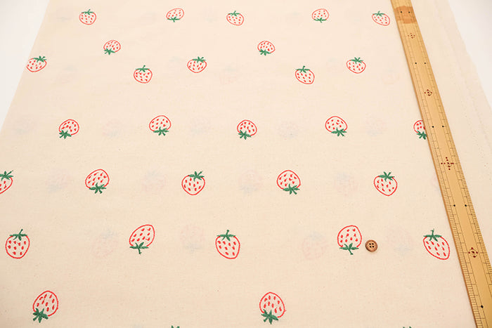 Made in China Cotton Sheeting Embroidered Fabric - Strawberry - nomura tailor