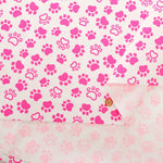 Cotton Oxford Neon Color Printed Fabric - Footprint - nomura tailor