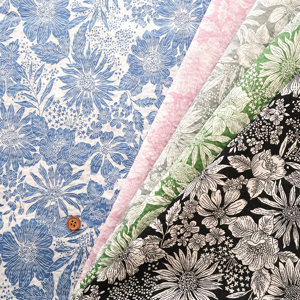 Cotton 80 Lawn Cotton 80 Lawn Ripple-printed Fabric - Flower - nomura tailor