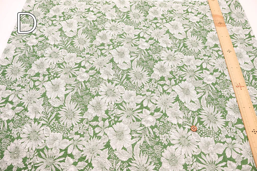 Cotton 80 Lawn Cotton 80 Lawn Ripple-printed Fabric - Flower - nomura tailor