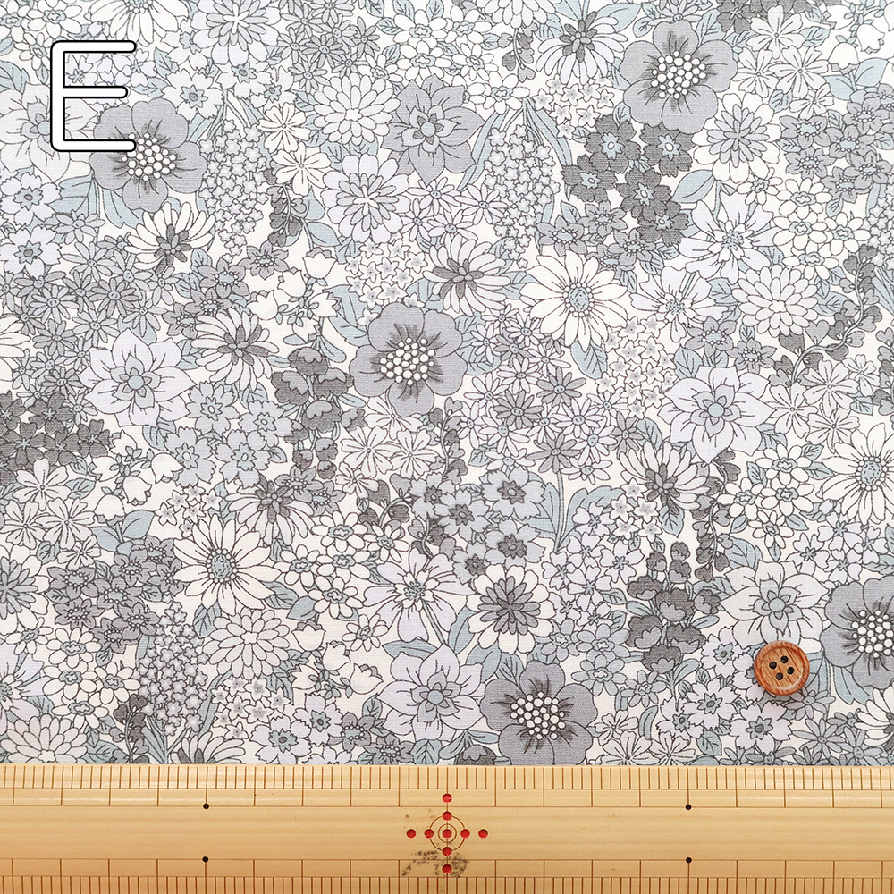 Cotton Broad Printed Fabric - Flower - nomura tailor
