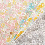 Cotton Broad Printed Fabric - Flower - nomura tailor