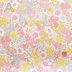 Cotton Broad Printed Fabric - Flower - nomura tailor