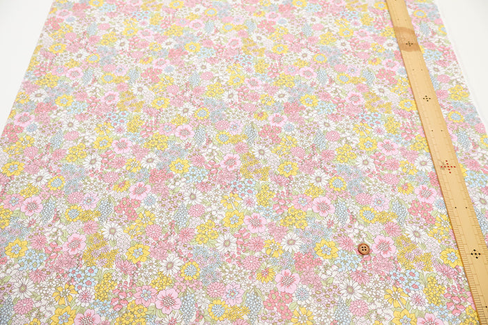 Cotton Broad Printed Fabric - Flower - nomura tailor