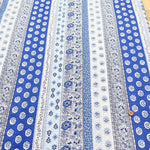 Cotton 80 Lawn Ripple-printed Fabric プロバンスストライプ - nomura tailor