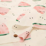 C/L Sheeting Printed Fabric Air Tumbler Finish - Watermelon - nomura tailor