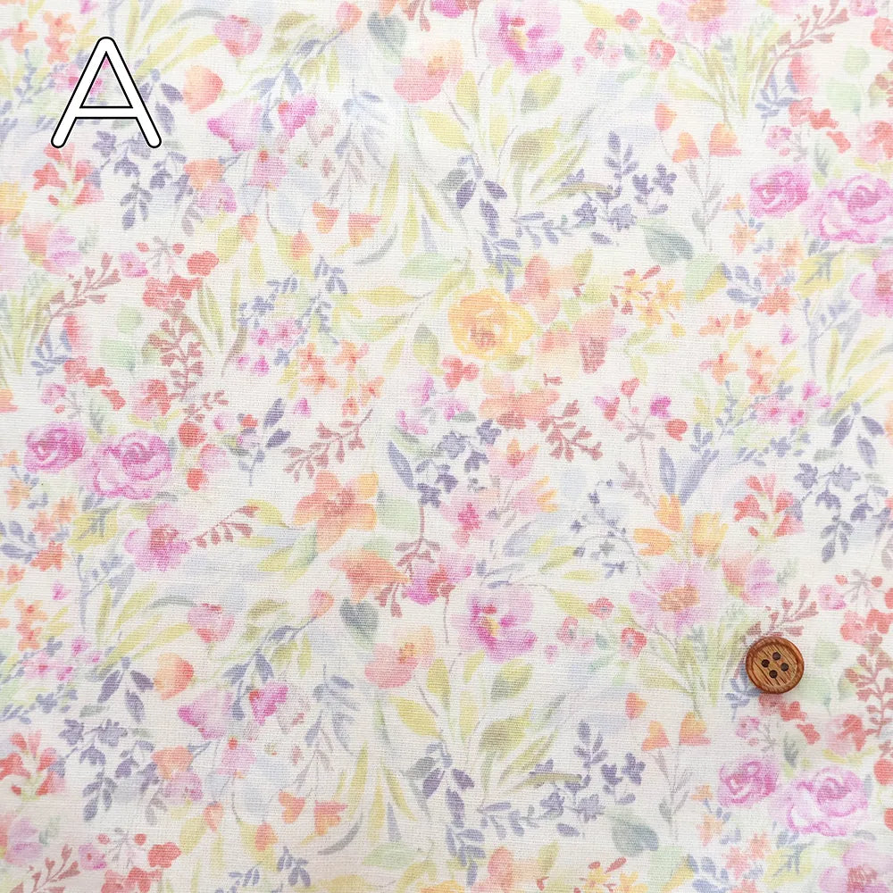 C/Lブロードプリント生地 - Flowers - nomura tailor