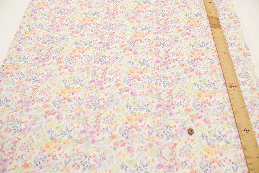 C/Lブロードプリント生地 - Flowers - nomura tailor