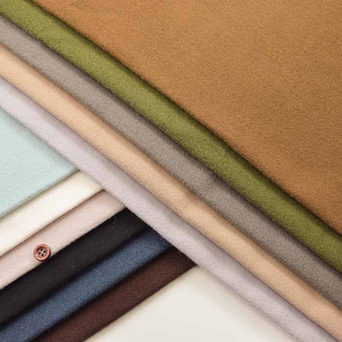 Cotton colored flannel fabric, solid color - nomura tailor