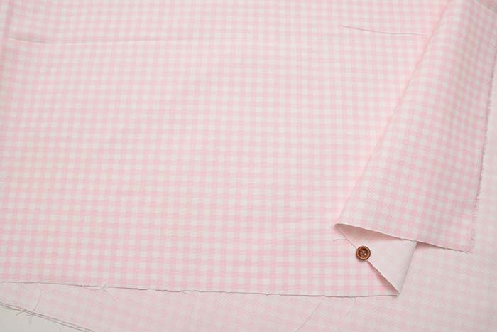 Cotton Ox Print Fabric Gingham - nomura tailor