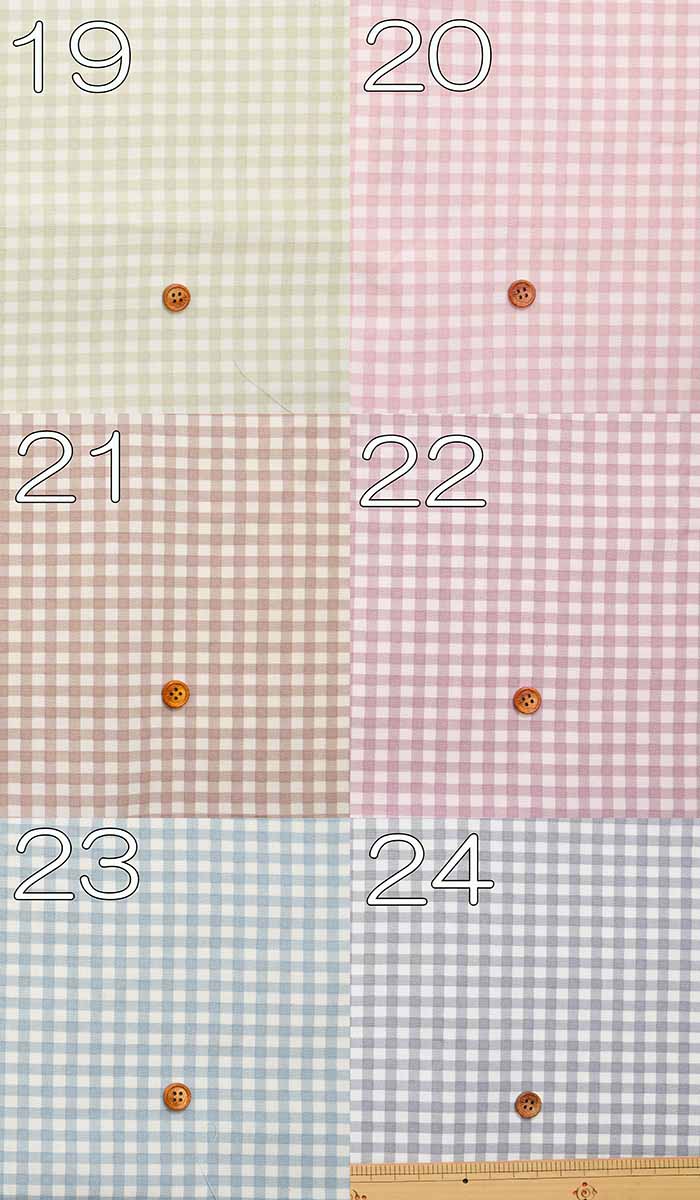 Cotton Ox Print Fabric Gingham 1 - nomura tailor