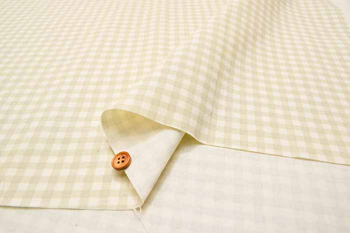 Cotton Ox Print Fabric Gingham 1 - nomura tailor