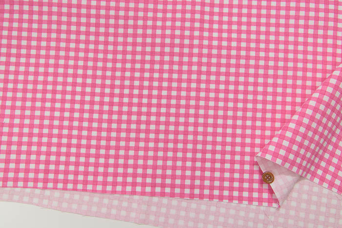 Cotton Oxford Print Gingham - nomura tailor