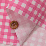 Cotton Oxford Print Gingham - nomura tailor