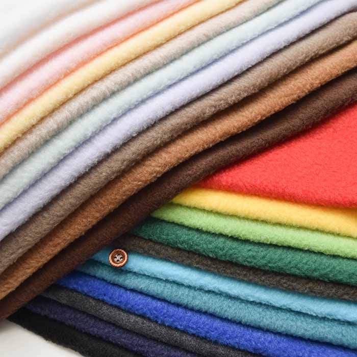 Polyester anti-pilling fleece fabric Solid color Made in China - nomura tailor