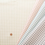 Cotton Oxford Laminated Fabric <Matte> - Gingham Check - nomura tailor