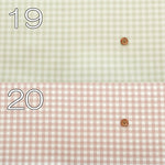 Cotton Oxford Laminated Fabric <Matte> - Gingham Check - nomura tailor